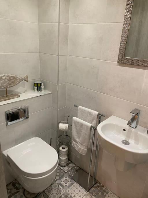 Mumbles - Modern Apartment With Panoramic Sea Views Oystermouth Exterior foto